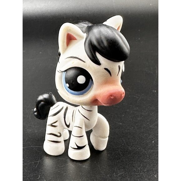Littlest Pet Shop 392 Zebra Blue Eyes LPS Authentic Target Exclusive Multipack - Picture 1 of 16